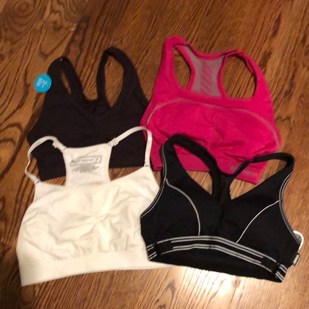 Lot of 4 Sport Bras
